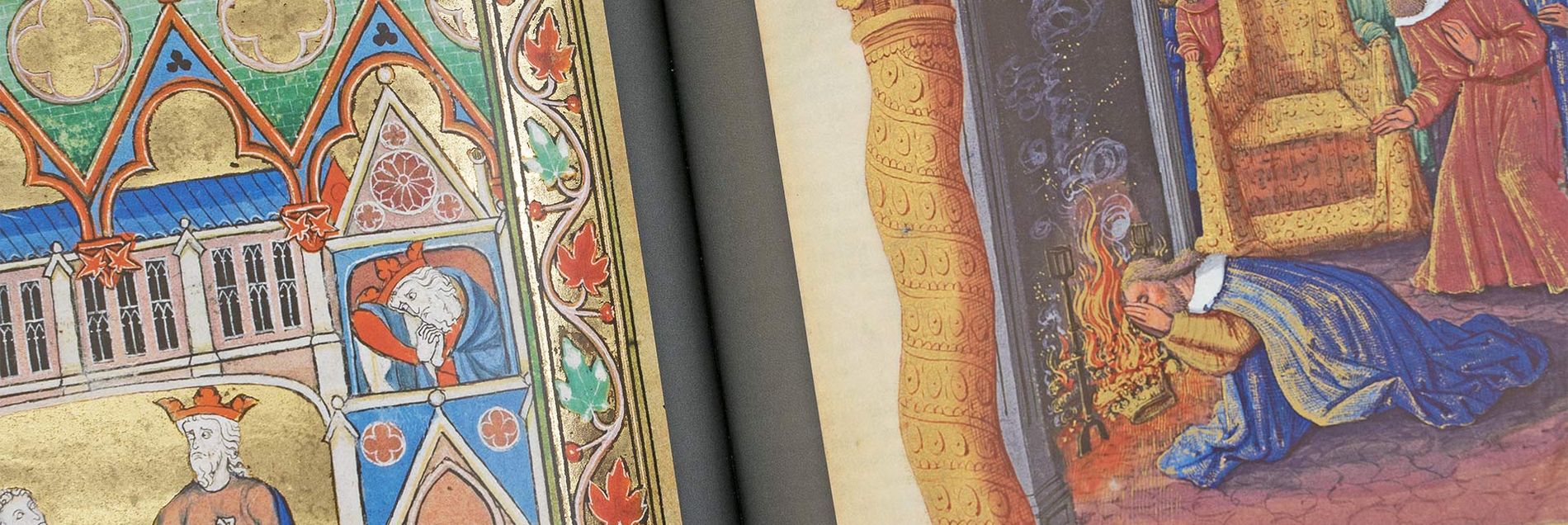 <i>“A symbiosis of a modern Bible and old book art”</i>