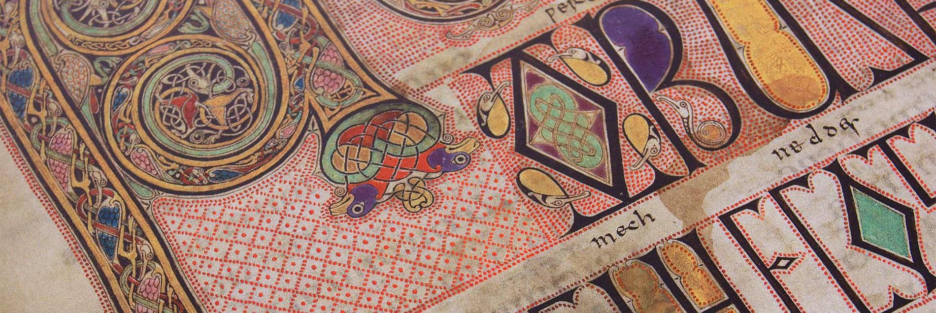 <i>“Glowing carpet pages and fabulous interlace initials”</i>