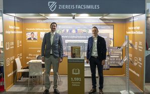 Ziereis Facsimiles at the Frankfurt Book Fair 2021