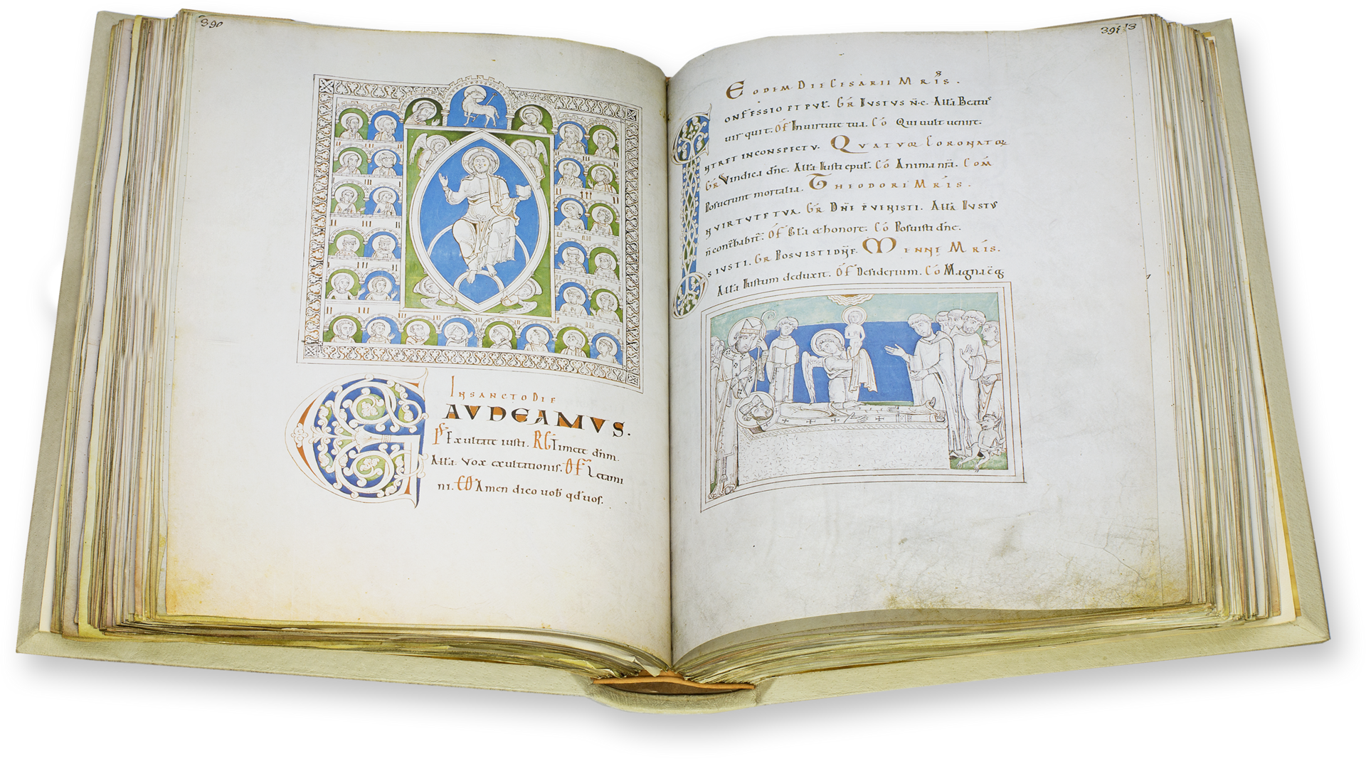 Christ as the Ruler of All with the Communion of Saints in the Antiphonary of St. Peter Christ as the Ruler of All with the Communion of Saints in the Antiphonary of St. Peter