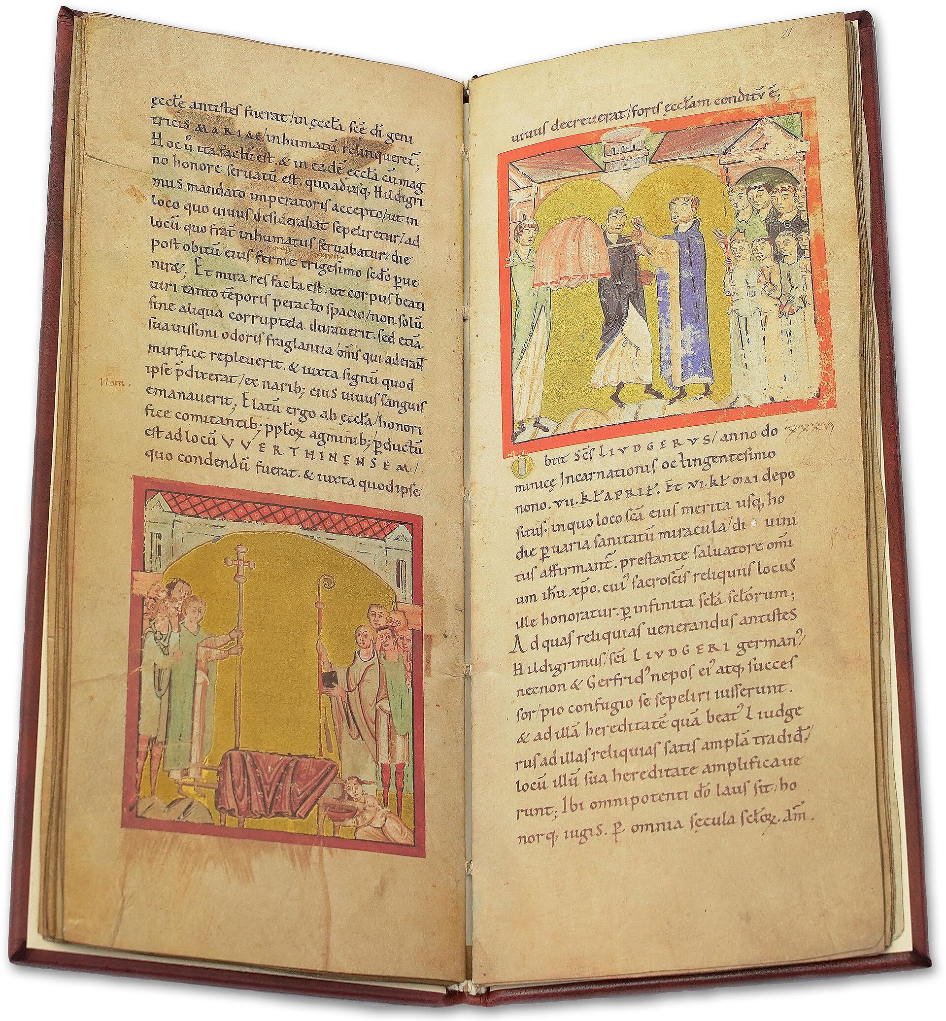 Vita Sancti Liudgeri Vita Sancti Liudgeri, Abbey of Werden, Germany — Before 1100