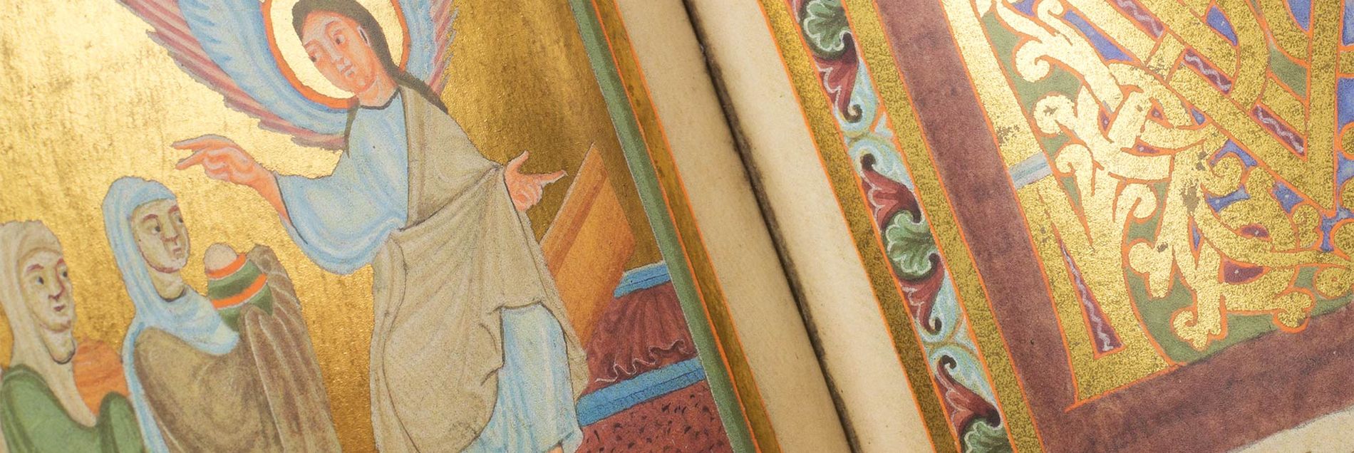 <i>“The stories of the Bible and the martyrdom of St. Stephen in a luminous luxury manuscript”</i>