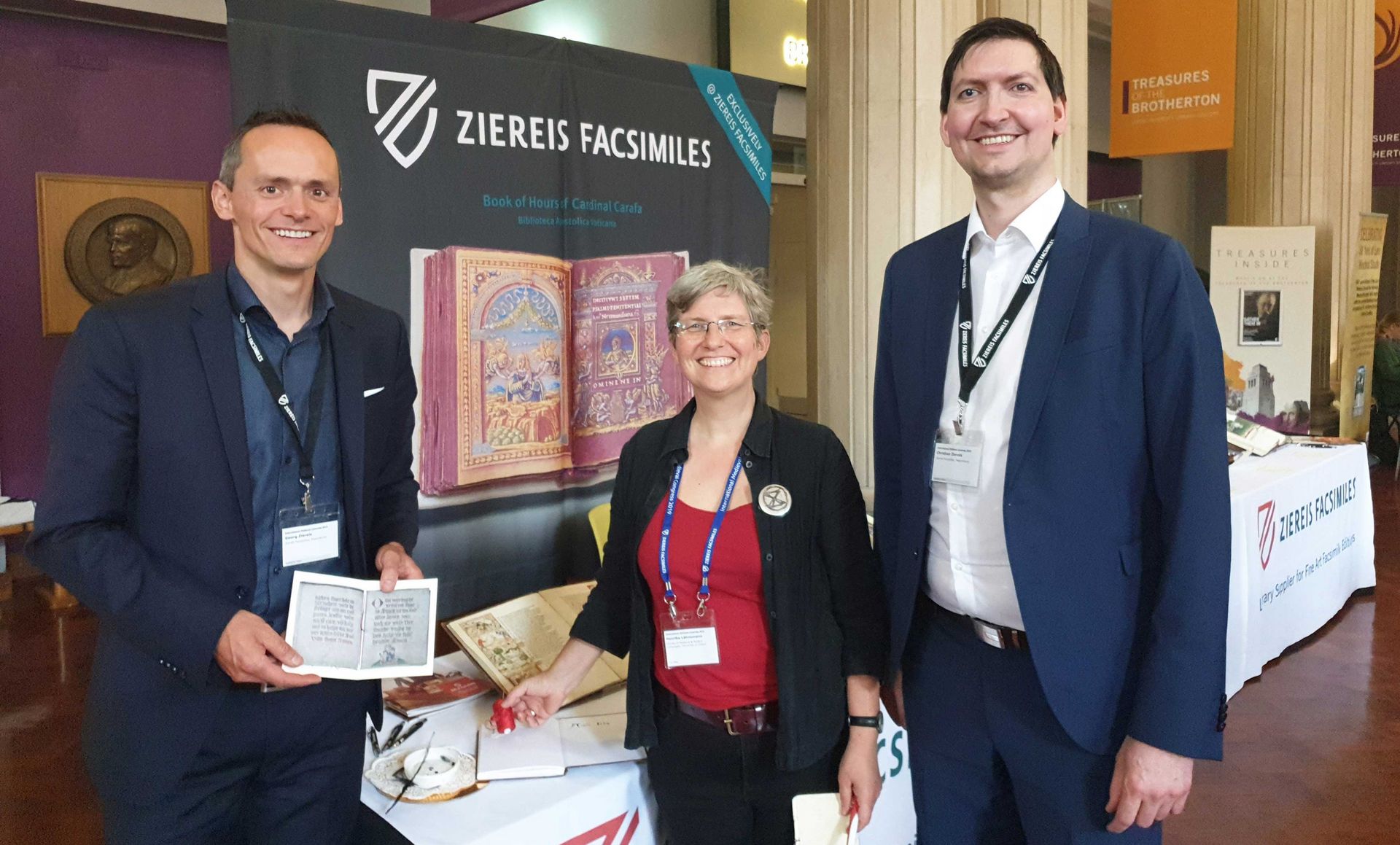 We are also represented every year at the International Medieval Congress (IMC) in Leeds, the largest specialist conference for medievalists. Here, e.g. Prof. Henrike Lähnemann from the University of Oxford visits us...