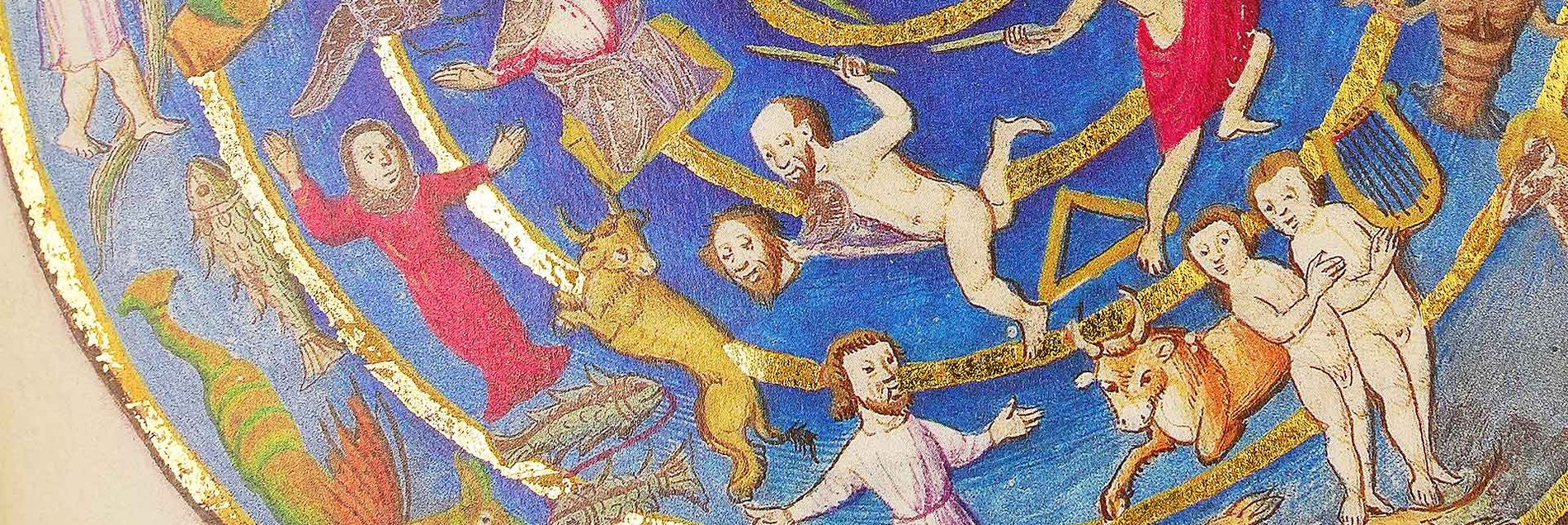 <i>“Ancient mythology and the astronomy of Aratos of Soloi in 40 gold-adorned Renaissance miniatures”</i>