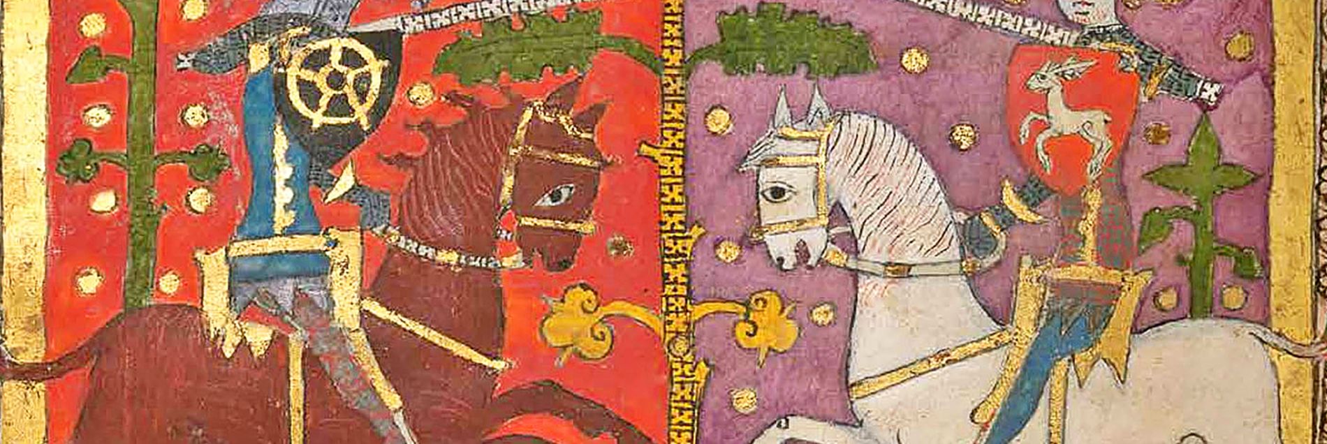 <i>“One of only two richly illuminated manuscripts of the popular Arthurian novel”</i>