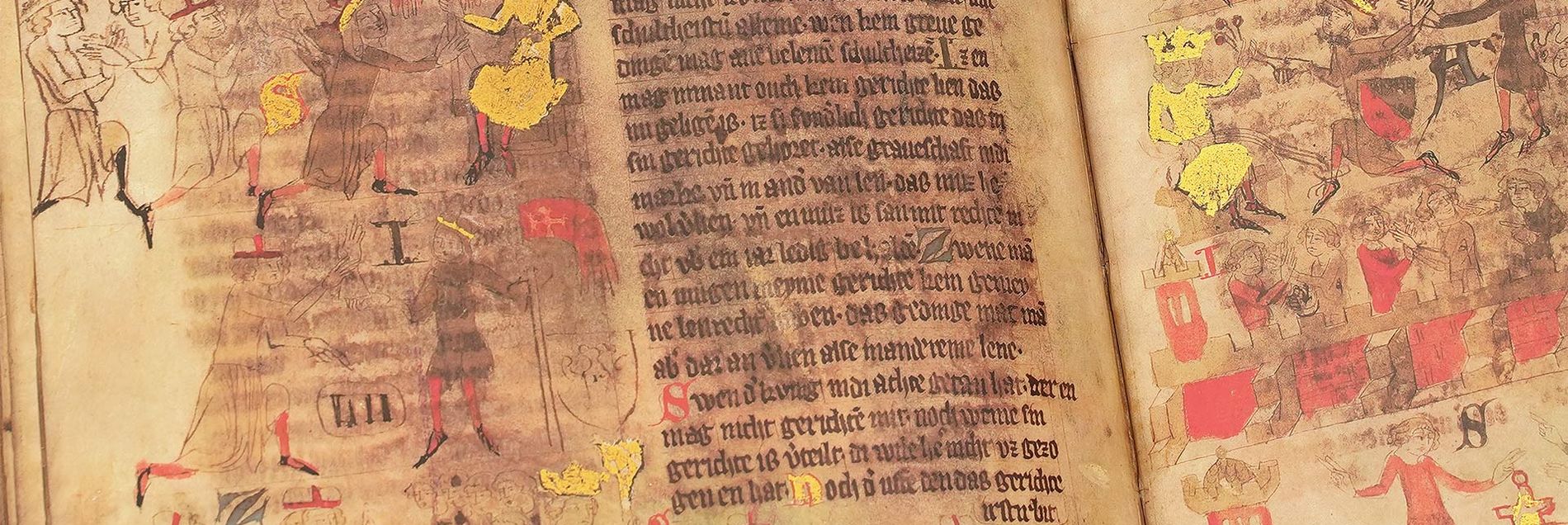 <i>“The most richly illuminated copy of the most important legal text of medieval feudal society”</i>