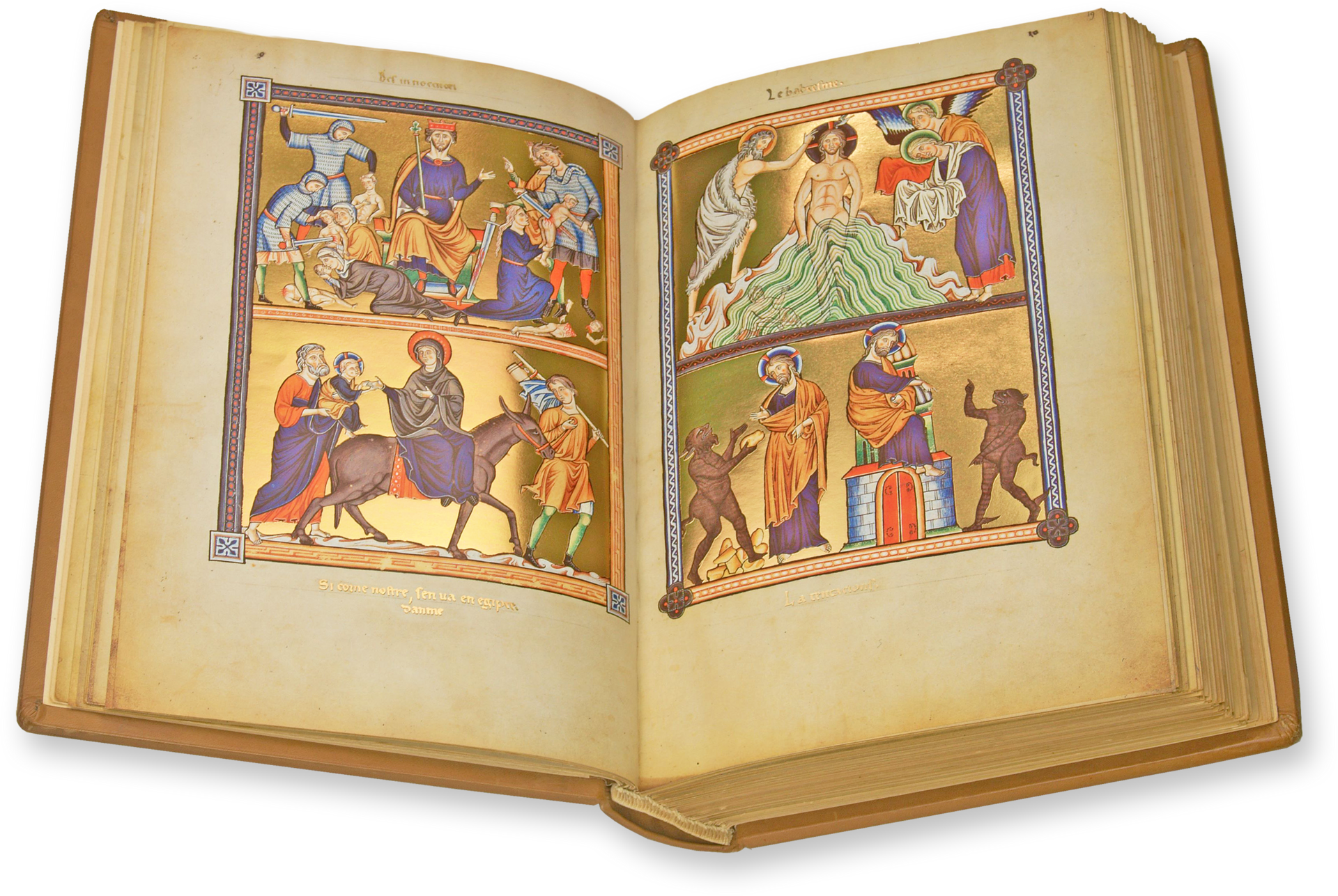 Ingeborg Psalter A magnificent wedding gift for the Danish princess Ingeborg, who married King Philip August II of France in 1193. (Ingeborg Psalter, Northern France — Ca. 1200)