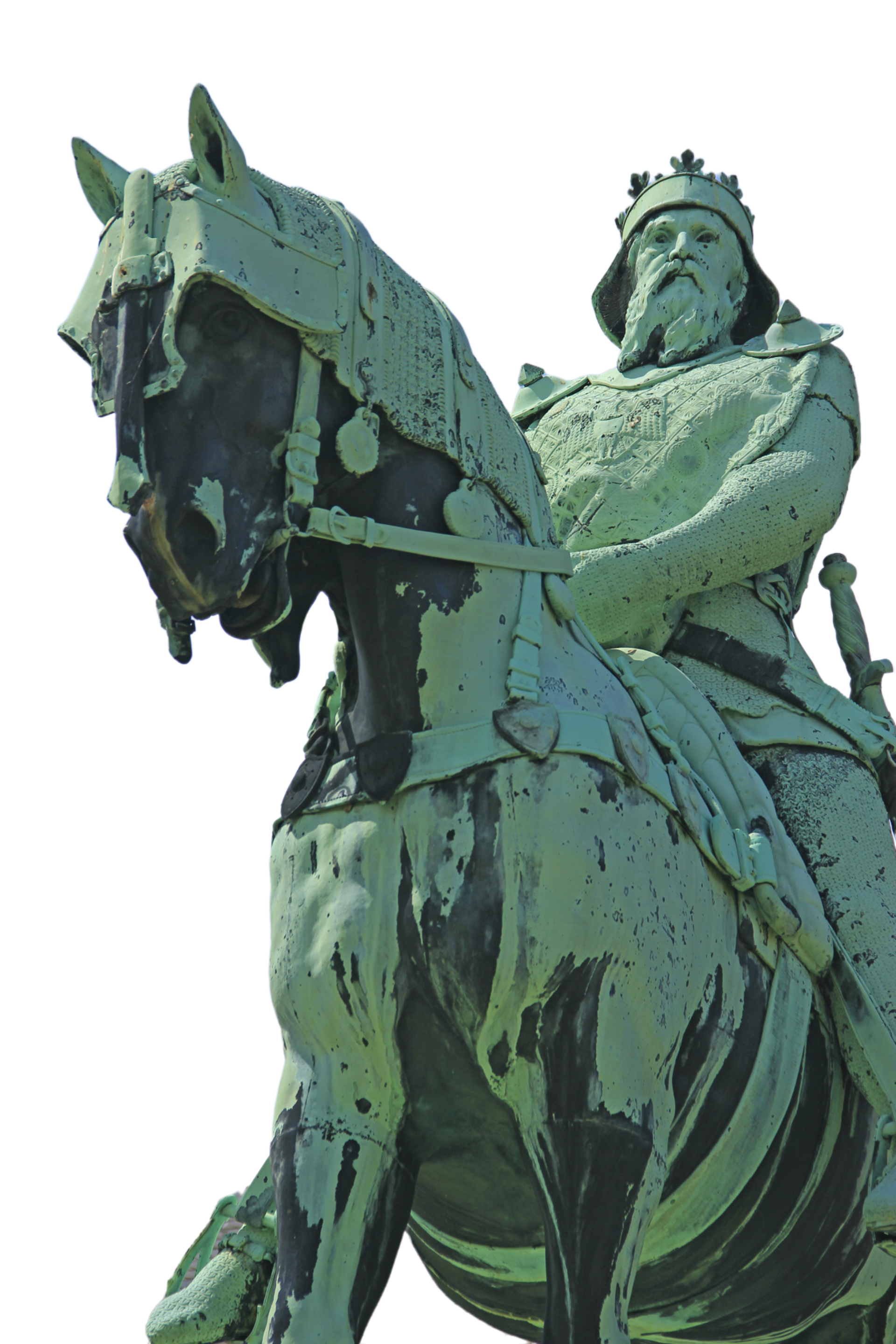 Frederick I Barbarossa, Holy Roman Emperor Equestrian statue of Frederick Barbarossa in front of the Imperial Palace of Goslar, created by Robert Toberentz in 1893. (Source: iStock/jopelka)