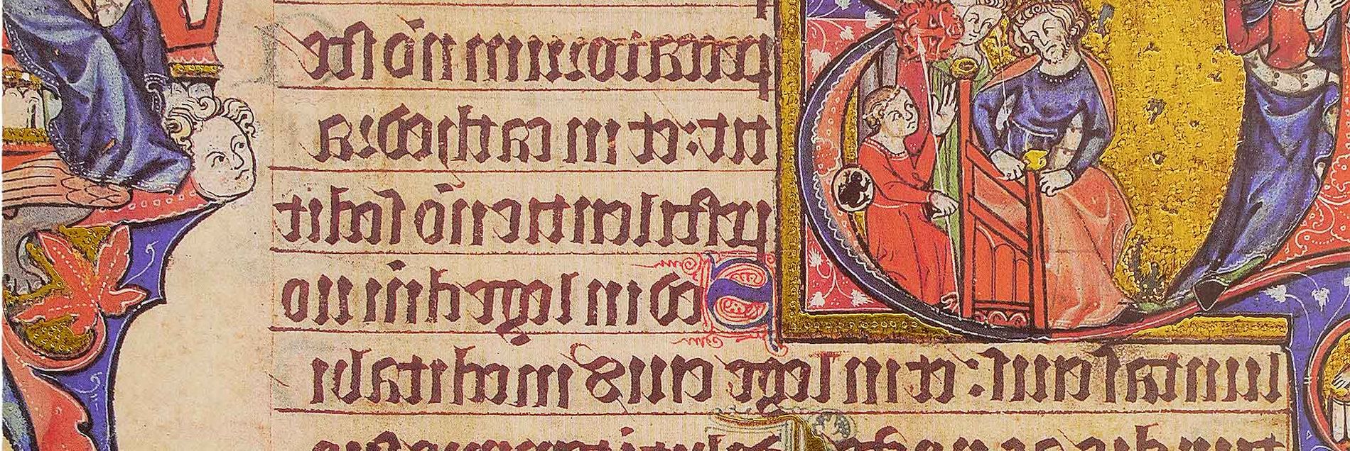 <i>“A unique Psalter with fine Gothic figures of unparalleled vividness”</i>