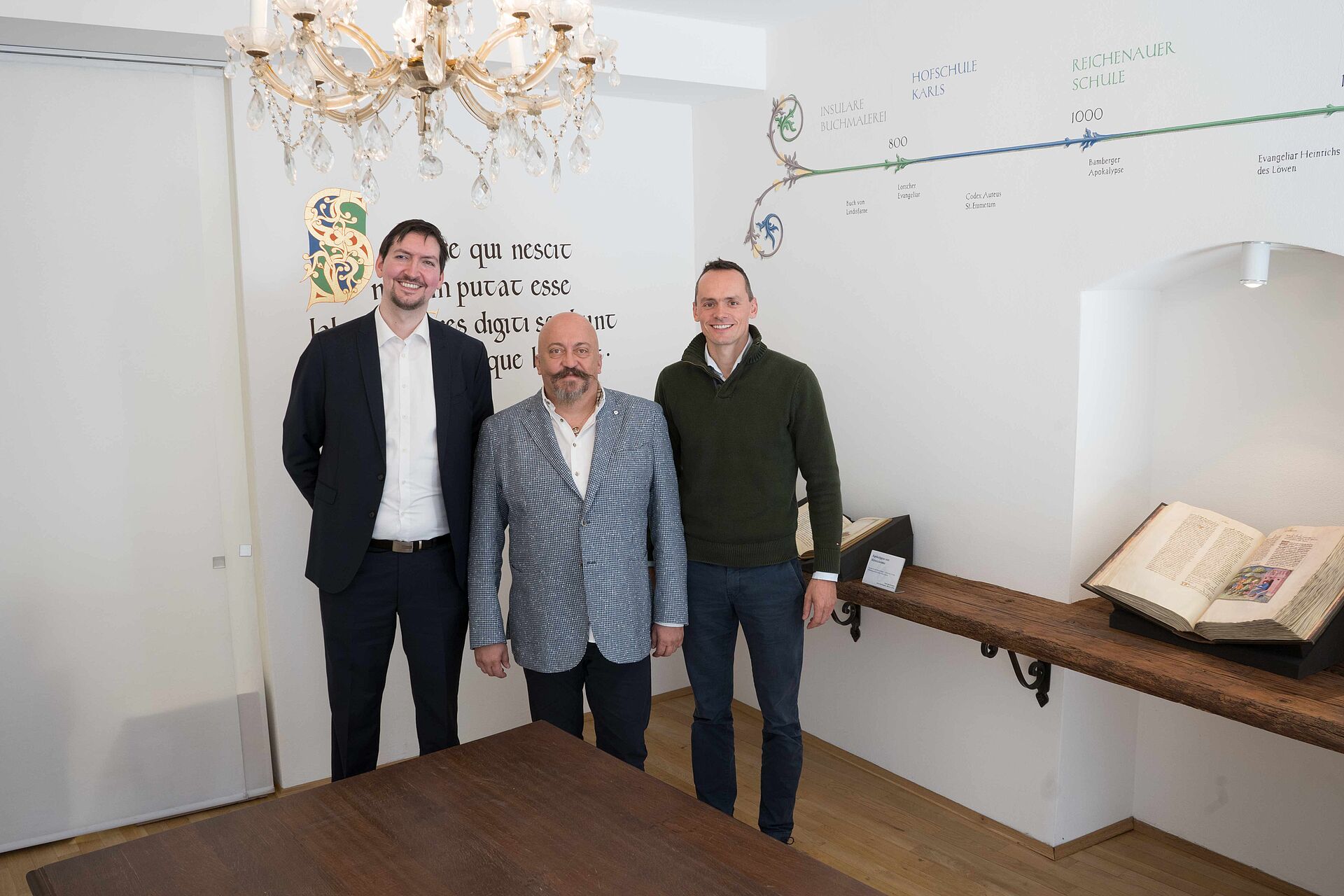 Gratitude is also owed to the many publishers (represented here by Marco Malagoli from ArtCodcx, Modena), with whom we have been working with confidence for years