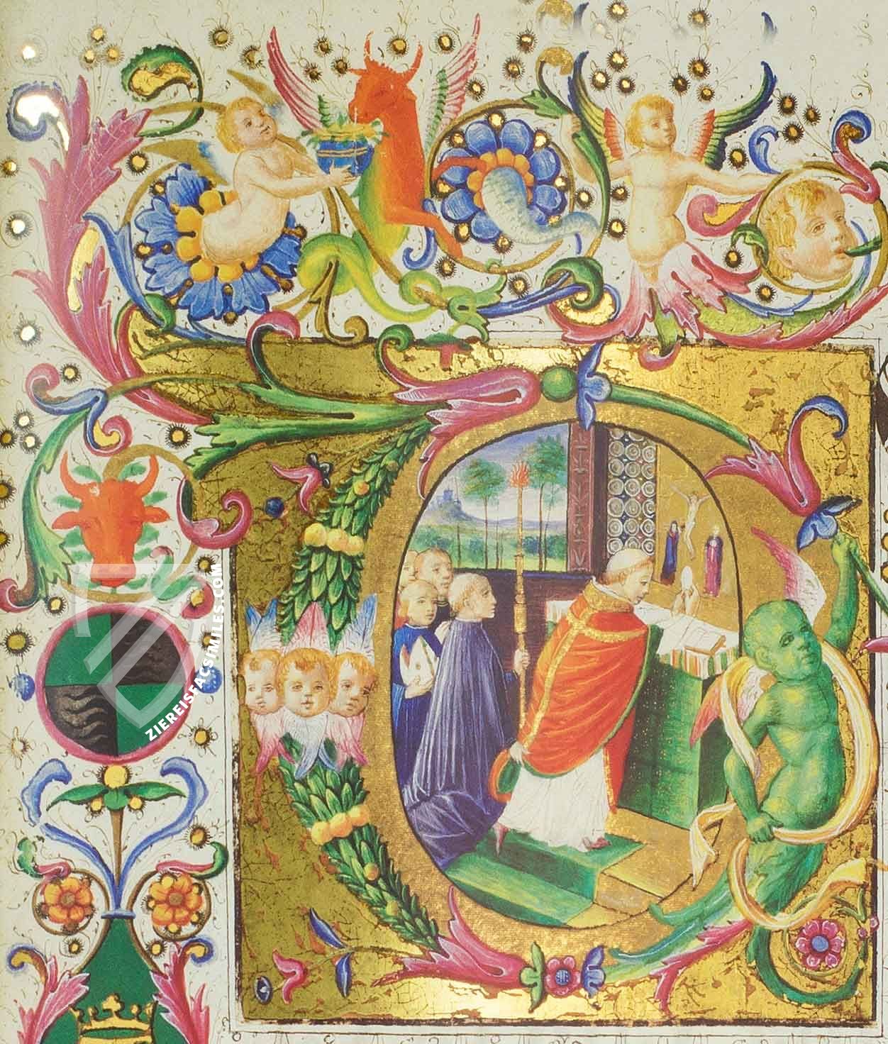 Missale Pontificis - Christmas Missal of Alexander VI – Belser Verlag – Borg. lat. 425 – Biblioteca Apostolica Vaticana (Vatican City, State of the Vatican City)