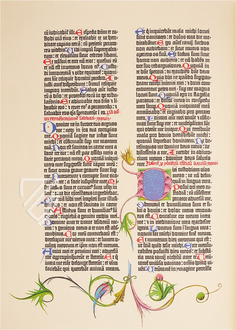 Gutenberg's Bible - The 42-Line Bible – Vicent Garcia Editores – Inc. 66 – Biblioteca Pública del Estado (Burgos, Spain)