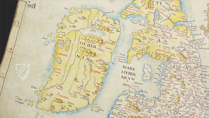 King Henry's Map of the British Isles – The Folio Society – B.L. Cotton MS Augustus I.i.9 – British Library (London, United Kingdom) King Henry's Map of the British Isles – The Folio Society – B.L. Cotton MS Augustus I.i.9 – British Library (London, United Kingdom)