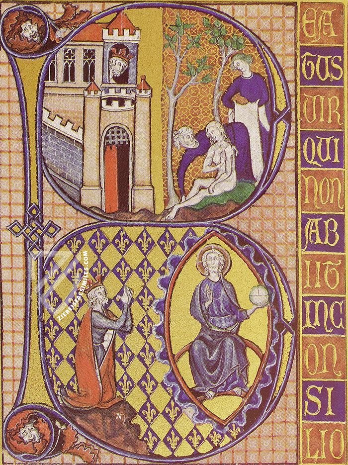 Psalter of Louis the Saint – Akademische Druck- u. Verlagsanstalt (ADEVA) – Ms. lat. 10525 – Bibliothèque nationale de France (Paris, France)