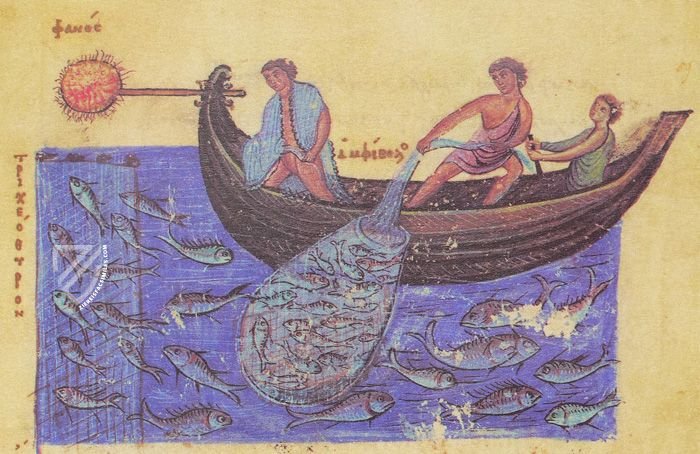 Treatise on Hunting and Fishing - Oppiano, Cynegetica – Patrimonio Ediciones – Cod. Gr. Z. 479 (=881) – Biblioteca Nazionale Marciana (Venice, Italy)