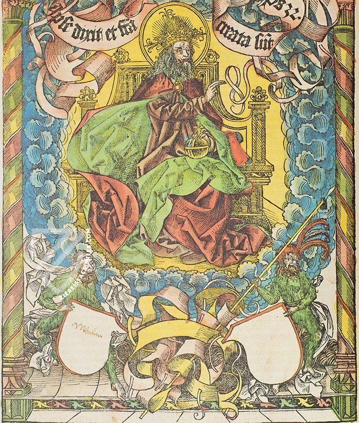 World Chronicle by Hartmann Schedel – Edition Libri Illustri – Inc. 122 – Zentralbibliothek der Deutschen Klassik (Weimar, German)