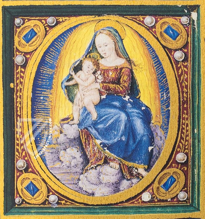 Book of Hours of Margaret of Austria and Alessandro de' Medici – Istituto dell'Enciclopedia Italiana - Treccani – ms. 55.K.16 (Cors. 1232) – Biblioteca dell'Accademia Nazionale dei Lincei e Corsiniana (Rome, Italy)