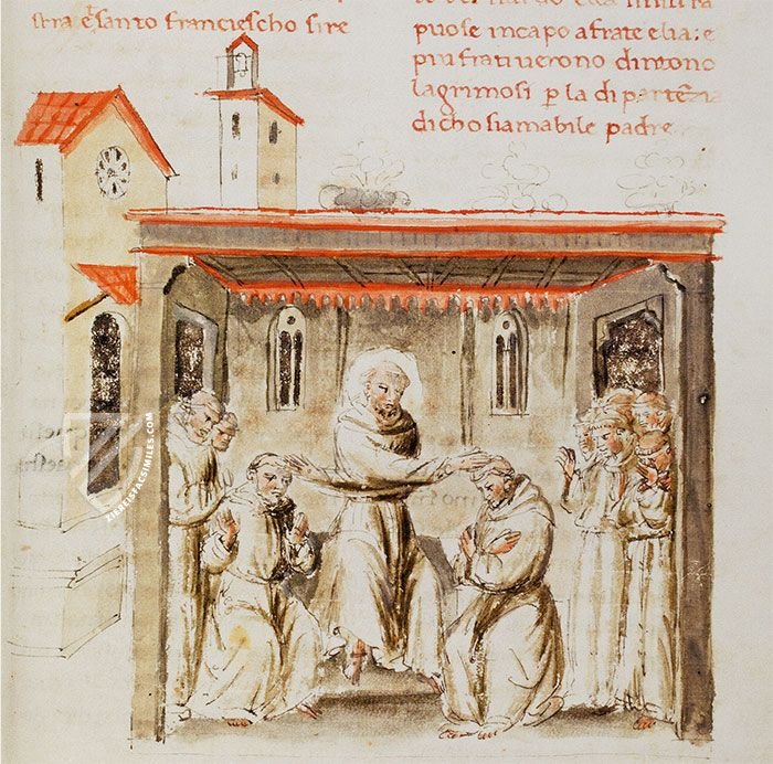 Life and Works of Francis of Assisi – ArtCodex – Gaddi 112 – Biblioteca Medicea Laurenziana (Florence, Italy)