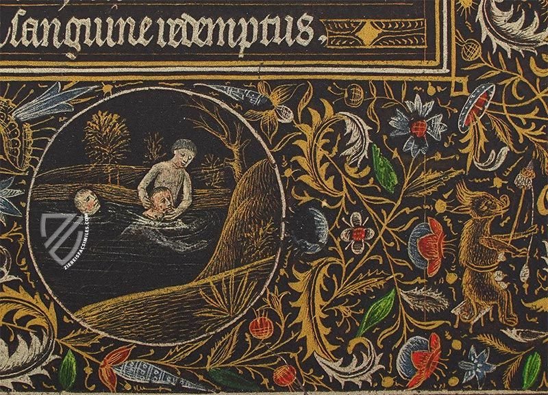 Black Prayer Book of Galeazzo Maria Sforza – Österreichische Staatsdruckerei – Codex Vindobonensis 1856 – Österreichische Nationalbibliothek (Vienna, Austria)
