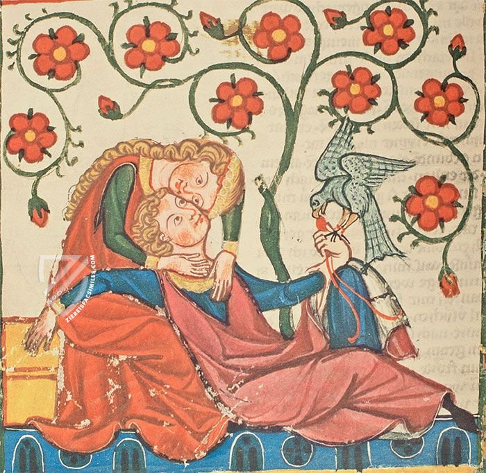 Codex Manesse - Três iluminuras do Grande Livro de Canções manuscritas de  Heidelberg (séc. XIII). Análise iconográfica. Segunda parte