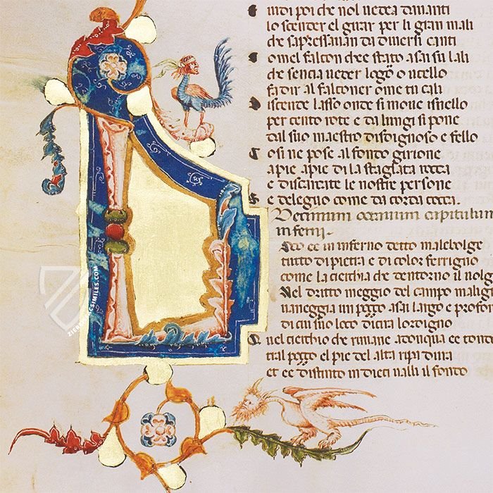 Divine Comedy - Padua 9 Manuscript – Imago – Cod. 9 – Biblioteca del Seminario Vescovile (Padua, Italy)