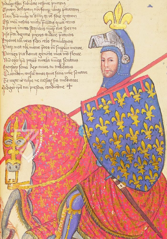 Panegyric in Honor of King Robert of Anjou – De Agostini/UTET – Banco Rari 38 – Biblioteca Nazionale Centrale di Firenze (Florence, Italy)