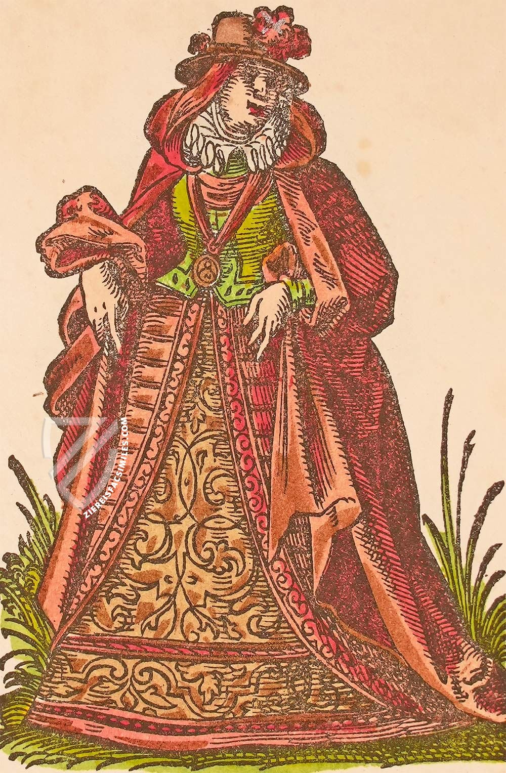 Jost Amman: Frauentrachtenbuch – Insel-Verlag Anton Kippenberger – Forschungsbibliothek Gotha (Erfurt, Germany)