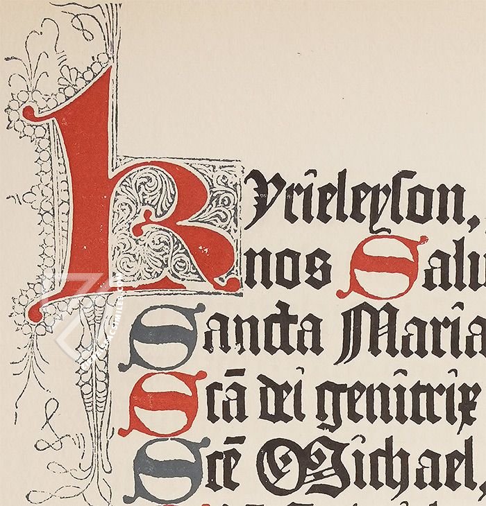 Mainz Psalter – Verlag Bibliophile Drucke Josef Stocker – Ink. 4.B.1 – Österreichische Nationalbibliothek (Vienna, Austria)