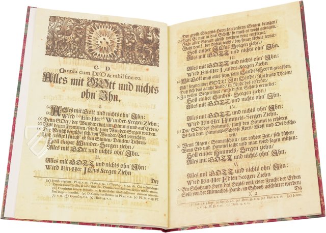 Aria "Alles mit Gott und nichts ohn' ihn" BWV 1127 – Bärenreiter-Verlag – Herzogin Anna Amalia Bibliothek (Weimar, Germany)