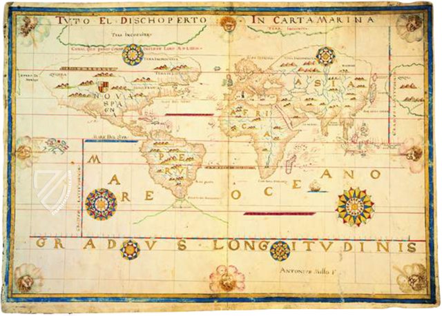 Atlas of Antonio Millo – cart. naut. 2 – cart. naut 6/1-2 – Biblioteca Nazionale Centrale (Rome, Italy) Facsimile Edition