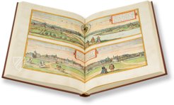 Beschreibung und Contrafactur der vornembster Stät der Welt (Complete edition, 6 volumes, cork binding) Facsimile Edition