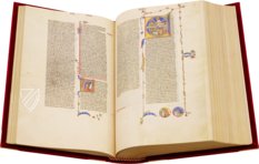Bible of Pietro Cavallini – Istituto dell'Enciclopedia Italiana - Treccani – Civ. A. 72 – Biblioteche Riunite "Civica e A. Ursino Recupero" (Catania, Italy)