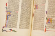 Bible of Pietro Cavallini – Istituto dell'Enciclopedia Italiana - Treccani – Civ. A. 72 – Biblioteche Riunite "Civica e A. Ursino Recupero" (Catania, Italy)