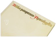 Biblia Pauperum Apocalypsis: The Weimar Manuscript – Edition Leipzig – Cod. Fol. max. 4 – Herzogin Anna Amalia Bibliothek (Weimar, Germany)