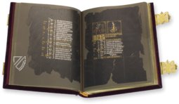 Black Prayer Book of Galeazzo Maria Sforza – Österreichische Staatsdruckerei – Cod. Vind. 1856 – Österreichische Nationalbibliothek (Vienna, Austria)