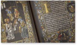 Black Prayer Book of Galeazzo Maria Sforza – Österreichische Staatsdruckerei – Cod. Vind. 1856 – Österreichische Nationalbibliothek (Vienna, Austria)