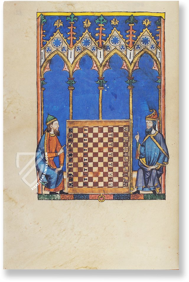 Book of Chess, Dice and Board Games by Alfonso X The Wise – Edilan – T.I.6 – Real Biblioteca del Monasterio (San Lorenzo de El Escorial, Spain)