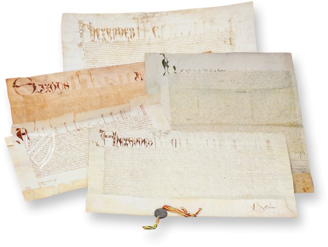 Bull of Pope Alexander VI - Partitioning America – Testimonio Compañía Editorial – Archivo General (Simancas, Spain) Bull of Pope Alexander VI - Partitioning America – Testimonio Compañía Editorial – Archivo General (Simancas, Spain)