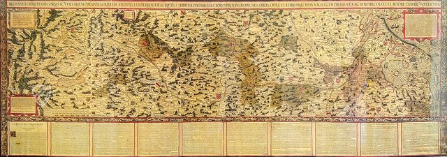 Caspar Vopelius: Map of The Rhine of 1555 – Müller & Schindler – HAB R 9 – Herzog August Bibliothek (Wolfenbüttel, Germany)