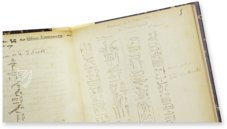 Champollion's Notebook – BiblioGemma – NAF 20374 – Bibliothèque nationale de France (Paris, France)