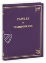 Champollion's Notebook – BiblioGemma – NAF 20374 – Bibliothèque nationale de France (Paris, France)