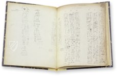 Champollion's Notebook – NAF 20374 – Bibliothèque nationale de France (Paris, France) Facsimile Edition