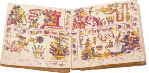 Codex Borgia – Testimonio Compañía Editorial – Cod. Vat. mess. 1 – Biblioteca Apostolica Vaticana (Vatican City, State of the Vatican City)