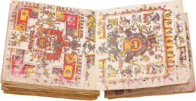 Codex Borgia – Testimonio Compañía Editorial – Cod. Vat. mess. 1 – Biblioteca Apostolica Vaticana (Vatican City, State of the Vatican City)