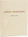 Codex Sinaiticus –  Hendrickson Publishers – Add MS 43725 / Cod. gr. I / MS gr. 2, Ms. Gr. 259, MS gr. 843, MS OLDP O 156  – British Library (London, United Kingdom) / Leipzig University Library (Leipzig, Germany) / National Library of Russia (St. P