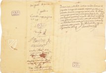 Collection of handwritten works of Miguel de Cervantes – Circulo Cientifico – Archivo General de Simancas (Simancas, Spain)