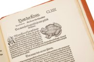 Conrad Gessner: Thierbuch – Josef Stocker-Schmid – NS 4,2 – Zentralbibliothek Zürich (Zürich, Switzerland)