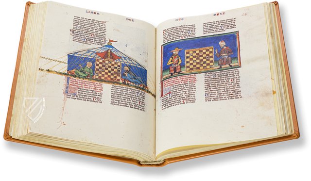 Book of Chess, Dice and Board Games by Alfonso X The Wise – Scriptorium – T.I.6 – Real Biblioteca del Monasterio (San Lorenzo de El Escorial, Spain) Book of Chess, Dice and Board Games by Alfonso X The Wise – Scriptorium – T.I.6 – Real Biblioteca del Monasterio (San Lorenzo de El Escorial, Spain)