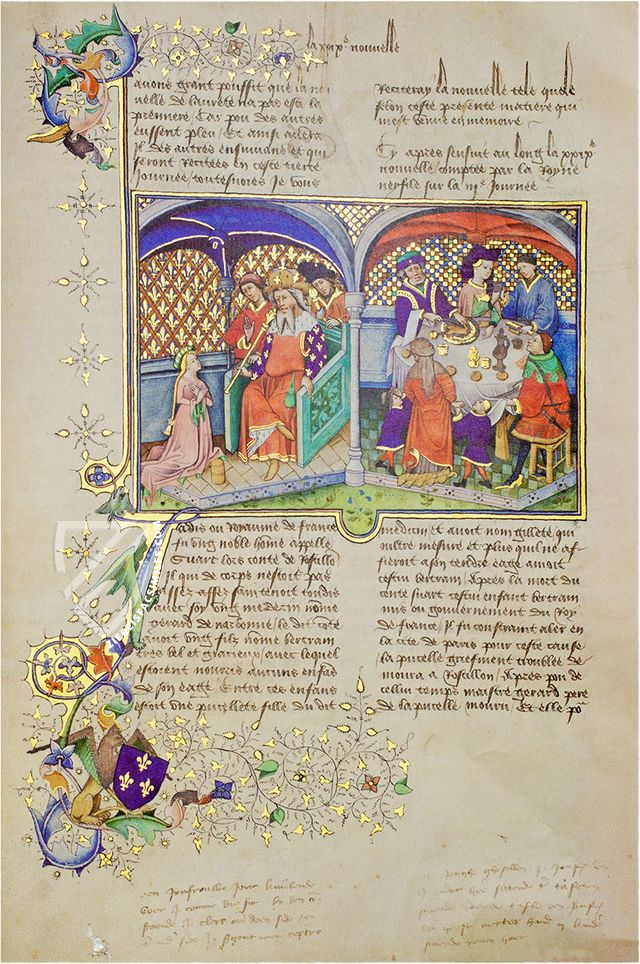 Boccaccio's Decameron - Codex Paris – Scriptorium – Ms. 5070 – Bibliothèque de l'Arsenal (Paris, France)