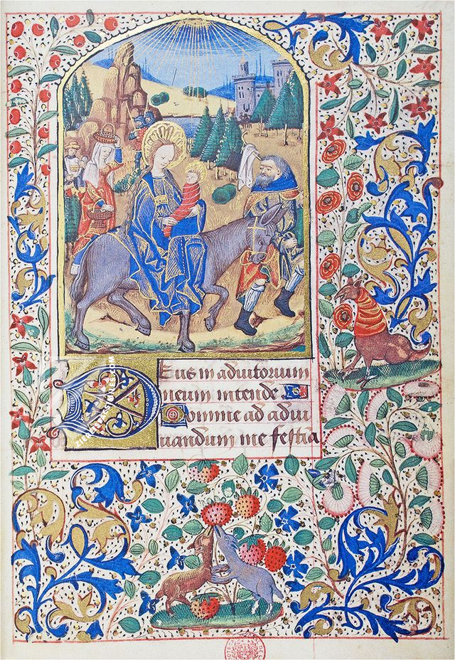 Book of Hours of Rouen – Testimonio Compañía Editorial – Illuminated 42 – Biblioteca Nacional de Portugal (Lisboa, Portugal)